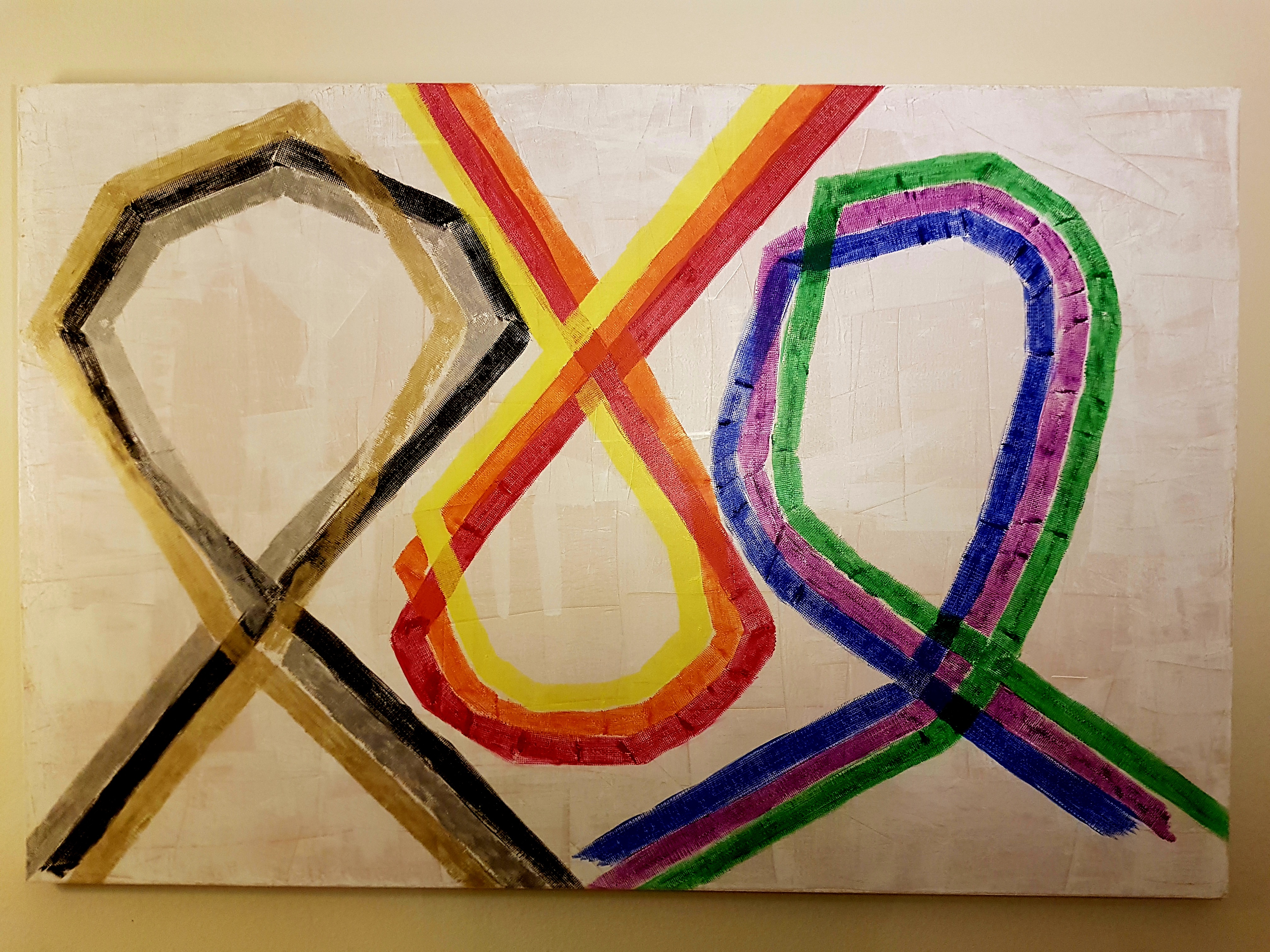 Abstract artwork by Cristina Albernaz, work 7