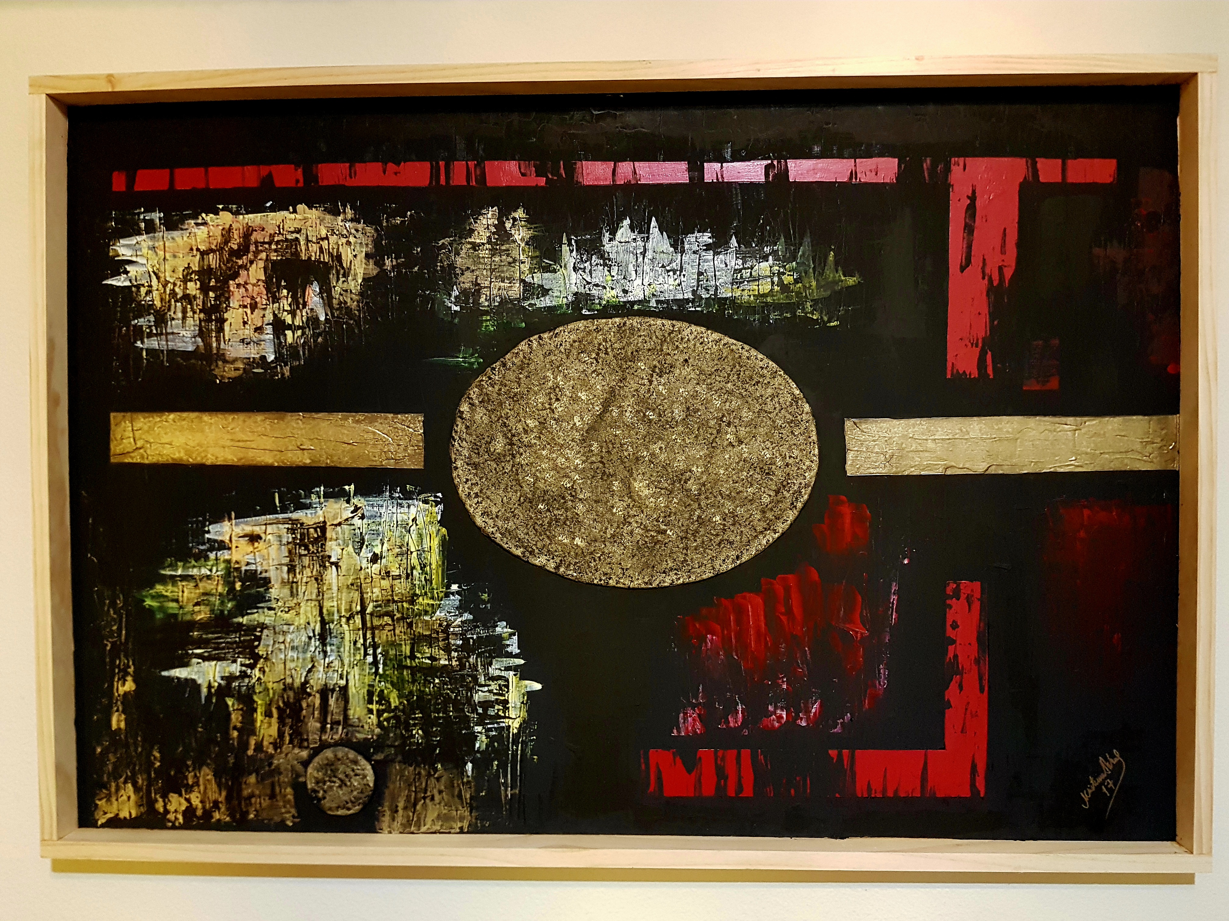Abstract artwork by Cristina Albernaz, work 16