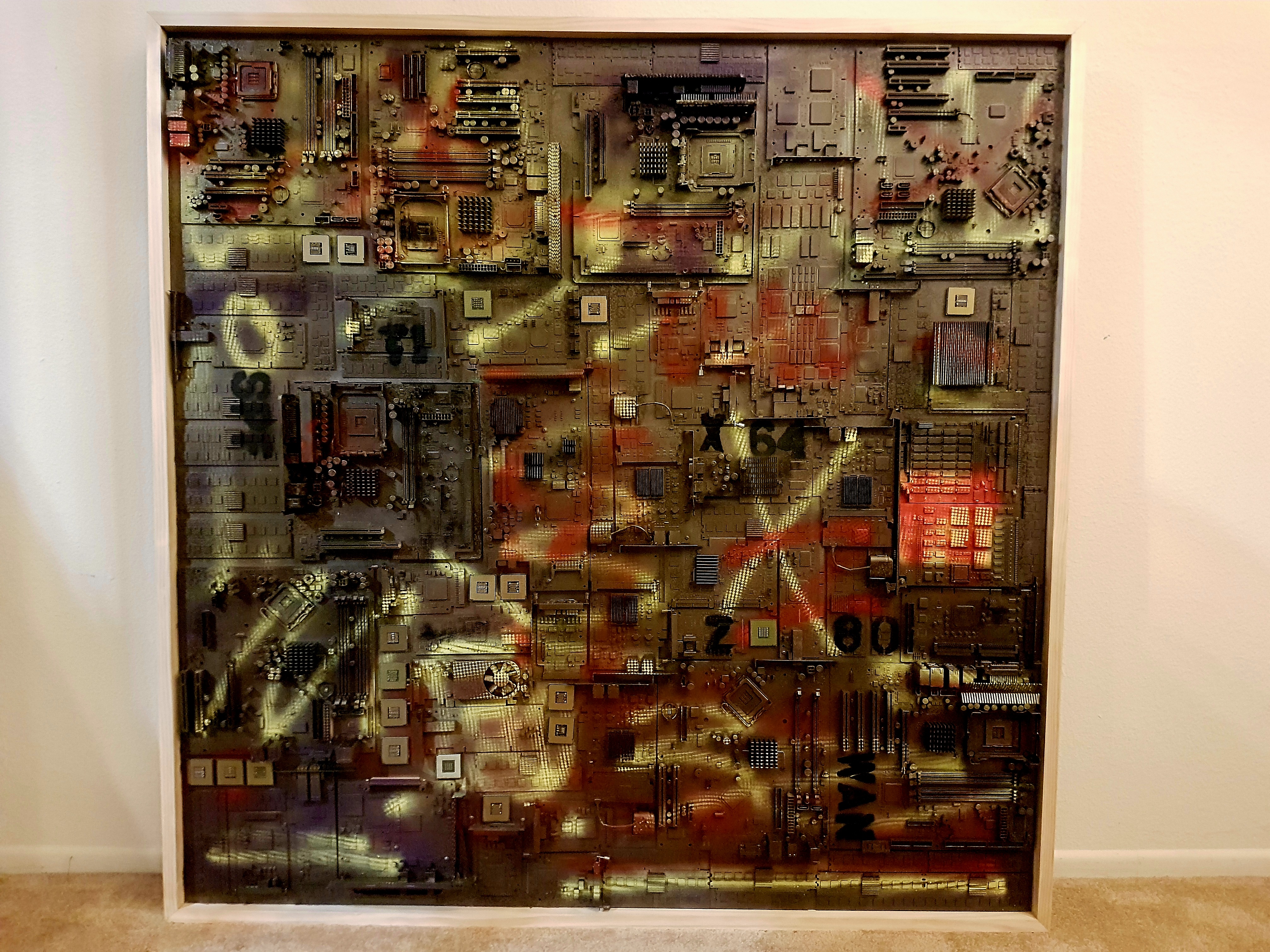 Abstract artwork by Cristina Albernaz, work 6