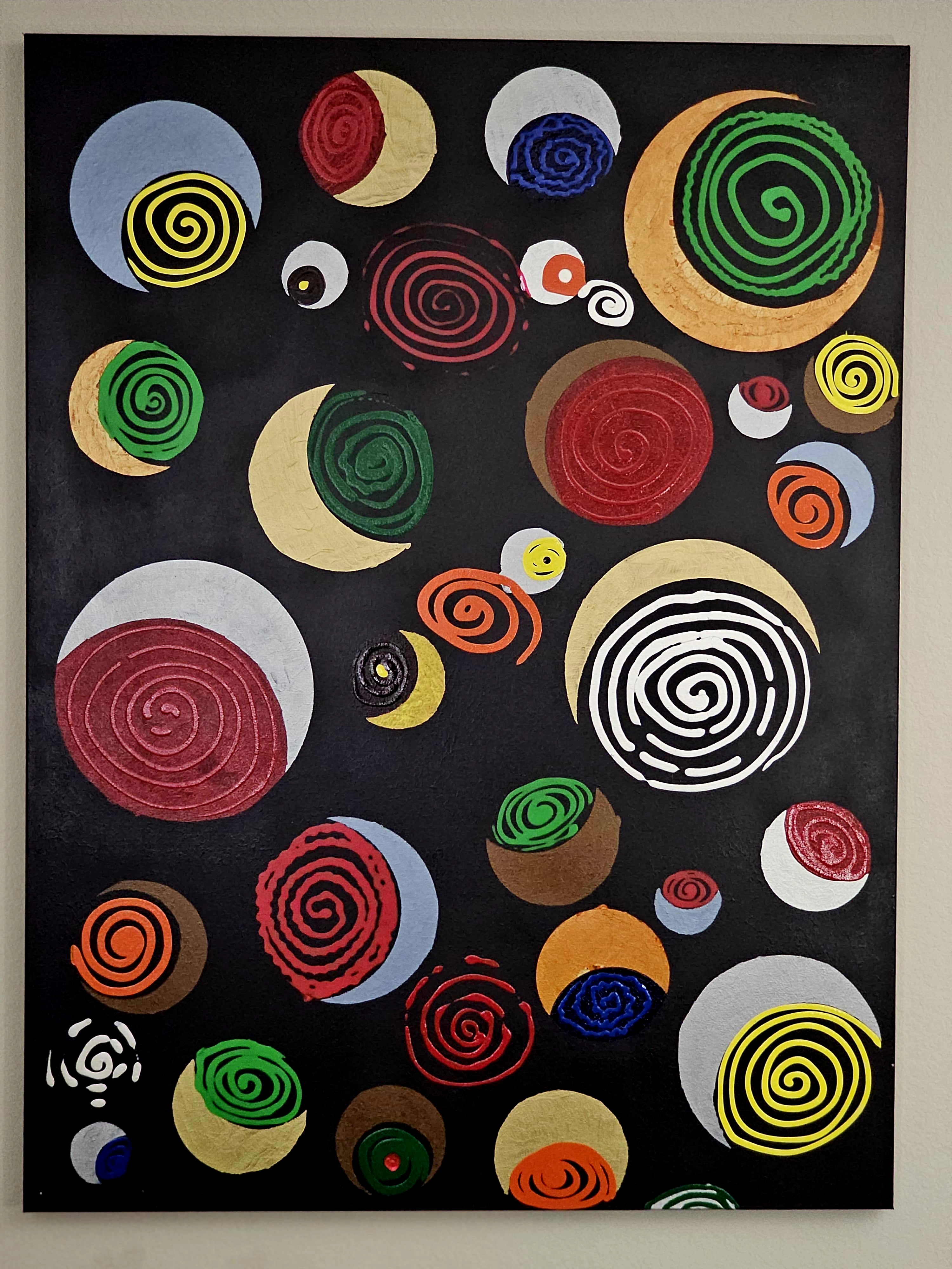 Abstract artwork by Cristina Albernaz, work 5